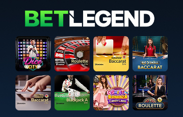 Play games on desktop at BetLegend