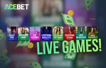 Live games selection at Acebet.cc