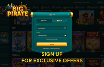 Sign up and register your account