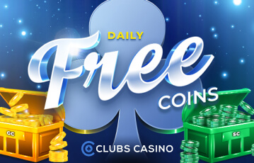 Enjoy a daily login bonus at Clubs Casino
