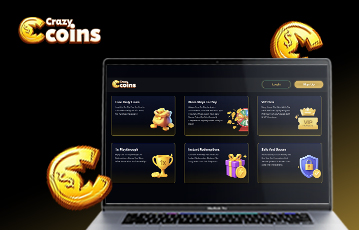 Navigate CrazyCoins's website with ease