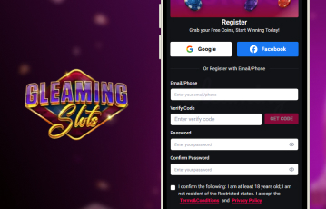 Sign up at Gleaming Slots today!