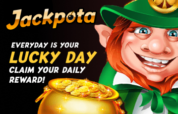 Claim daily free spins at Jackpota