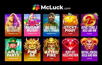 Explore McLuck game selection