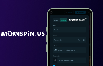 Create an account with Moonspin