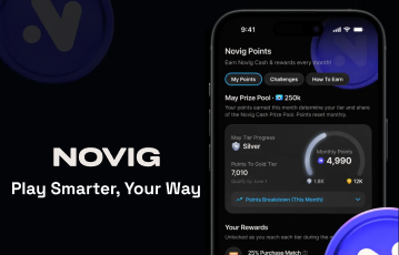 Track Novig Points rewards on mobile