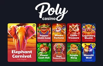 Check out Poly Casino's variety of slots