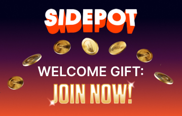 Sidepot's welcome offer for new players