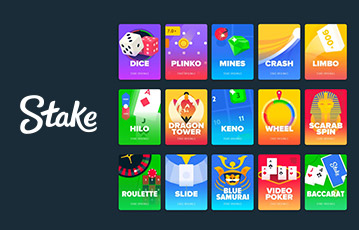 Try out games with Stake.com bonuses