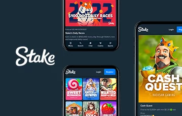 Play at Stake.com on your mobile device