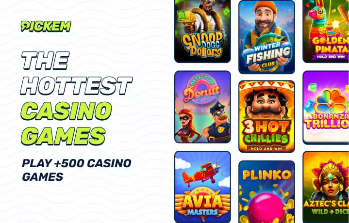 Follow PICKEM for the hottest casino games