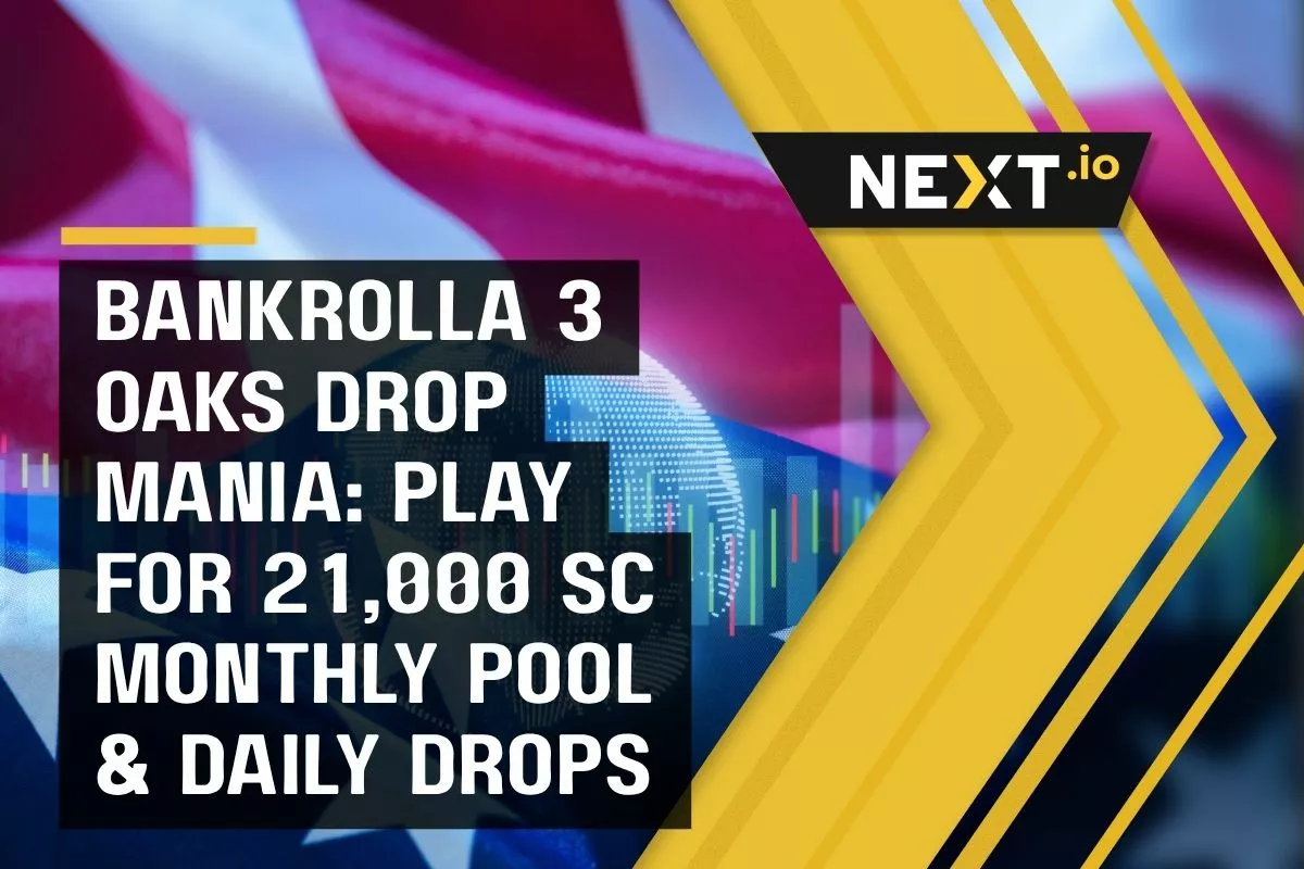 Bankrolla 3 Oaks Drop Mania: Play for 21,000 SC Monthly Pool & Daily Drops