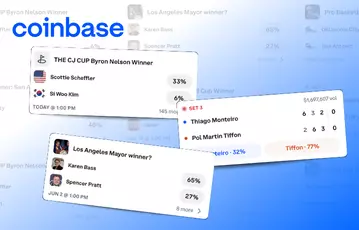 Trade event-driven markets on Coinbase