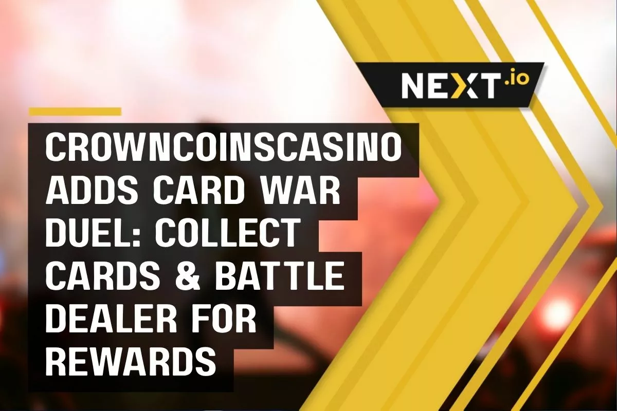 CrownCoins Casino Adds Card War Duel: Collect Cards & Battle the Dealer for Rewards