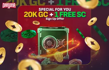 Claim the Daruma signup bonus