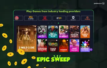Epic Sweep Casino Promo Code: Claim 100K GC + 2 SC Bonus