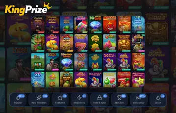 Use KingPrize bonuses to play for free