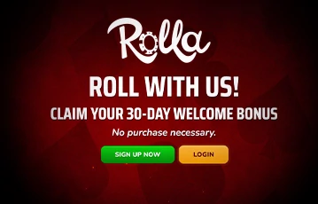 Rolla Casino 7-day welcome bonus