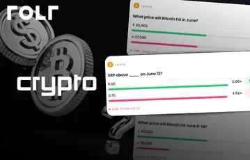 Trade crypto predictions instantly on ROLR