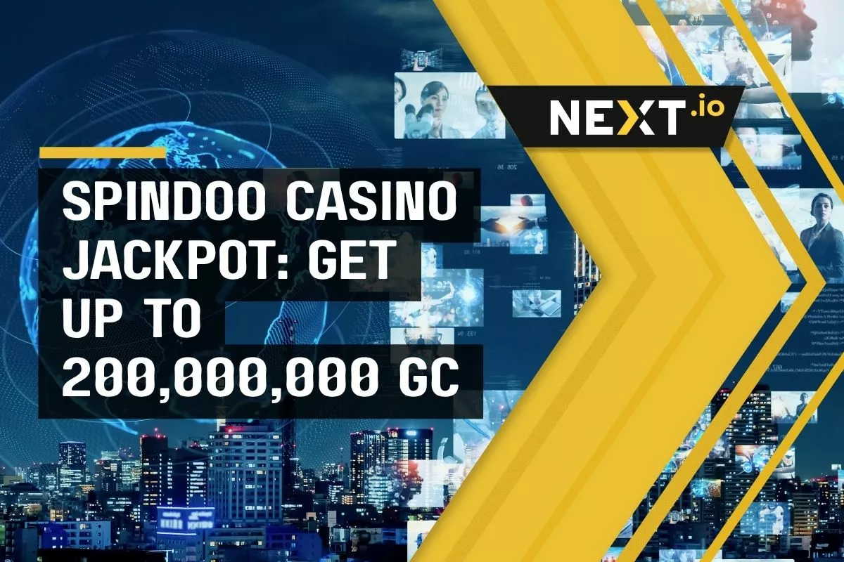 Spindoo Casino Jackpot: Get up to 200,000,000 GC