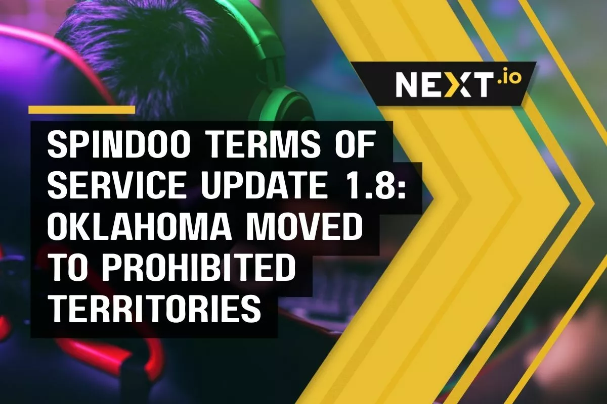 Spindoo Terms of Service Update 1.8: Oklahoma Moved to Prohibited Territories