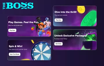 Enjoy various offers at The Boss Casino