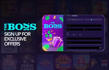 Join The Boss Casino and get a bonus