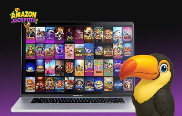 The site's game library is fully searchable