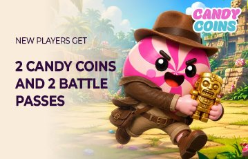 Claim Candy Coins Casino welcome bonus