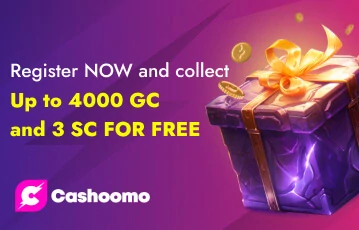 Claim the Cashoomo welcome bonus