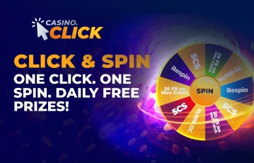 Spin and claim free coins at Casino Click