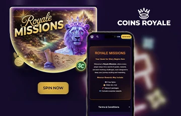 Complete Coins Royale missions for prizes