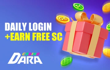 Log in daily and get bonuses at Dara Casino