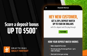 DraftKings Daily Fantasy Sports deposit bonus