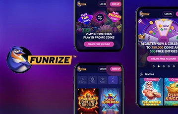 Funrize Casino mobile game selection