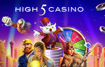 High 5 Casino’s daily wheel spins