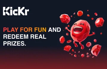 Play for fun and redeem prizes at Kickr