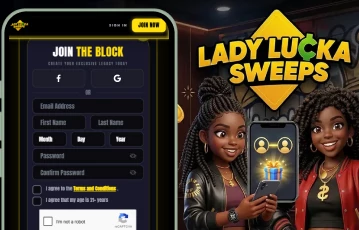 Sign up with Lady Lucka and play today