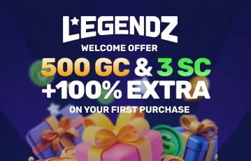 First purchase bonus offer at Legendz