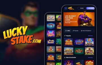 Play casino games at Lucky Stake on your phone