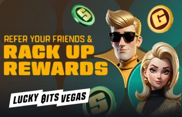 Lucky Bits Vegas referral bonus
