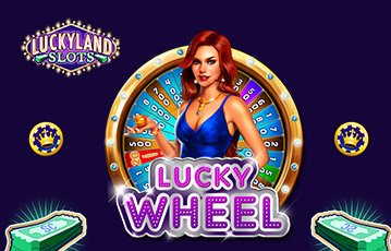 Spin the Luckyland Slots wheel