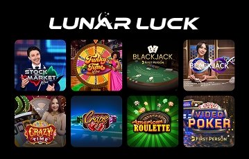 Play casino table games at Lunar Luck