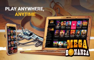 Play at MegaBonanza from your smartphone