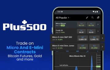 Trade mini contracts at Plus500