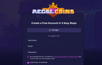 Claim a welcome bonus on sign up
