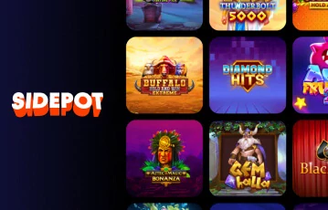 Play your favorite slot game at Sidepot casino