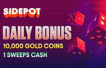 Sign in to Sidepot and get your daily bonuses