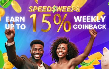 Get weekly coinbacks at SpeedSweeps casino