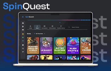 Play hundreds of slot games at SpinQuest